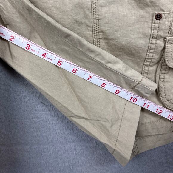 Eddie Bauer Womens Plus Size Hiking Utility Shorts Khaki Size 22W Gorpcore - Picture 5 of 8